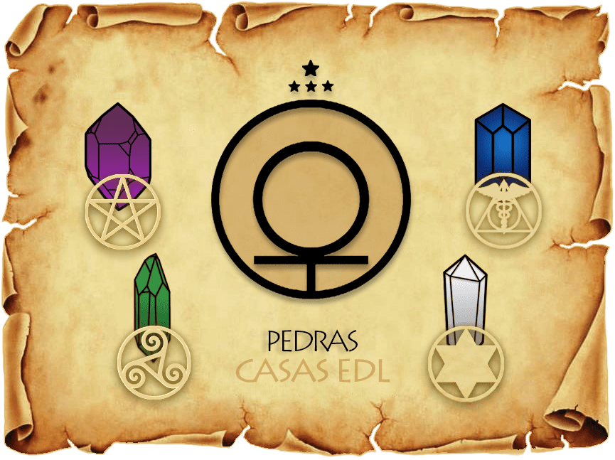 Casas EDL – Pedras e Amuletos (Ka, Hu, Ra, Ptah)