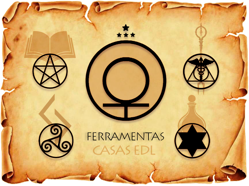 Casas EDL – Vestes Ritual & Ferramentas Mágicas (Ka, Hu, Ra, Ptah)